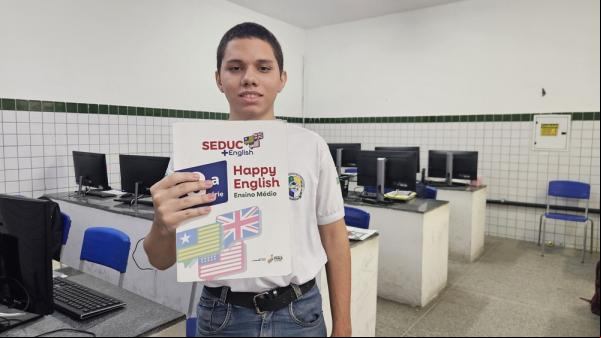 Estudantes da rede estadual do Piauí aprendem inglês com plataforma que simula conversação real por meio de IA(Imagem:Pablo Cavalcante)
