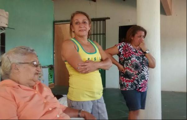 Márcia, Cristina e Rosângela.(Imagem:Arquivo Pessoal)