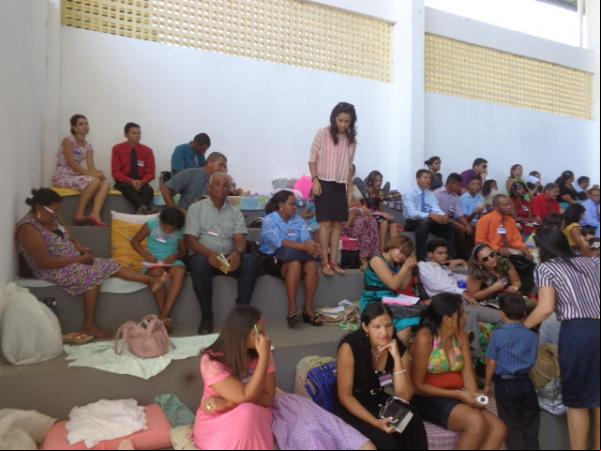 O evento está sendo sediado no Ginásio Poliesportivo Defala Attem.(Imagem:FlorianoNews)