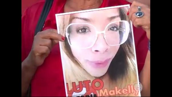 Travesti Makelly Castro morreu asfixiada na Zona Sul de Teresina.(Imagem:Reprodução/Tv Clube)