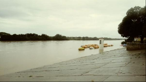 Aumento no volume do Rio Parnaíba anima moradores de Floriano.(Imagem:FlorianoNews)