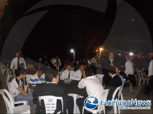 Loja Maçônica Centro Luiz Ferreira realiza posso do novo venerável. (Imagem:FlorianoNews)