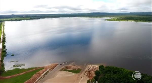 Barragem do Bezerro no Piauí(Imagem:Reprodução / TV Clube)