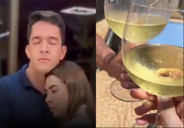 Naiara Azevedo e seu novo amor: corrente de oração e brinde.(Imagem:Reprodução/Instagram)