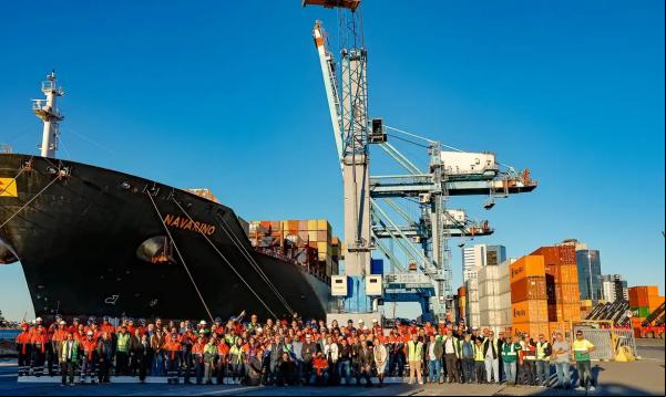 Cerimônia de retomada das operações do Porto de Itajaí.(Imagem:Ricardo Stuckert)