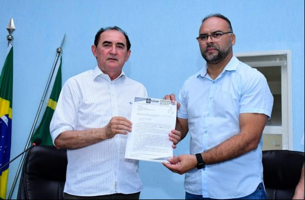 Prefeito Antônio Reis e Joab Curvina(Imagem:Reprodução)