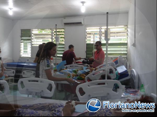 Projeto Sorriso Largo leva alegria a Hospital de Floriano.(Imagem:FlorianoNews)