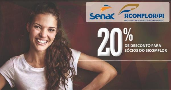 Convênio entre SICOMFLOR e Senac oferece condições especiais para empresas associadas.(Imagem:Divulgação)