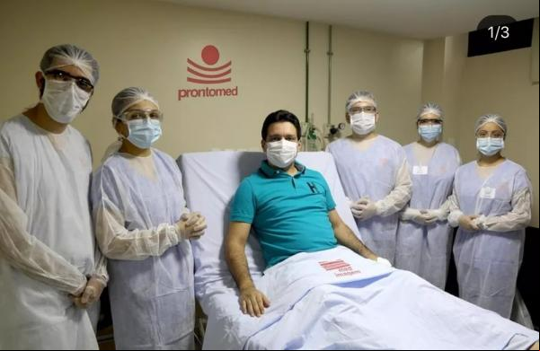 Apresentador Marcelo Magno recebeu alta.(Imagem:Divulgação)