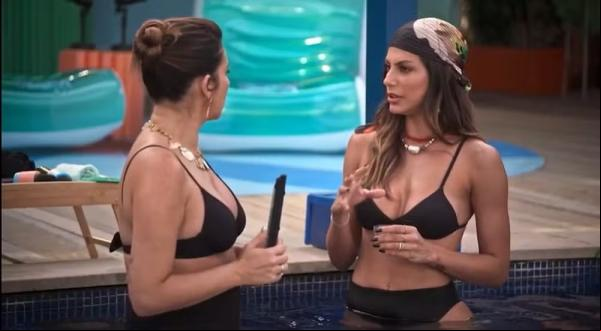 Mari Gonzalez e Fê Paes Leme(Imagem:Reprodução/GNT)