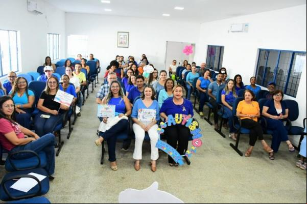Abril Azul: Educação de Floriano promove ação para fortalecer a inclusão de crianças autistas(Imagem:Secom)