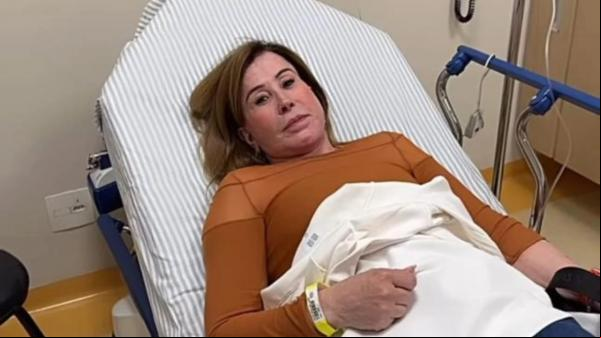 Zilu Camargo no hospital(Imagem:Reprodução)