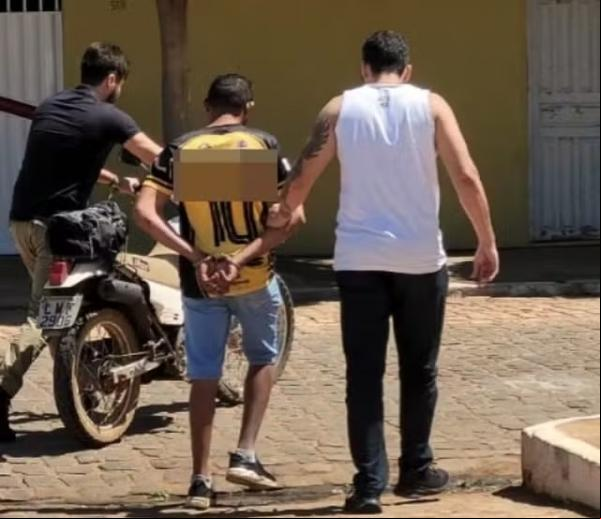 Homem é preso suspeito de estuprar menina de 9 anos no Sul do Piauí.(Imagem:Polícia Civil do Piauí)