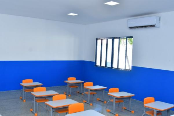 Secretaria de Educação reestrutura e amplia Escola Municipal Naila Bucar(Imagem:Secom)