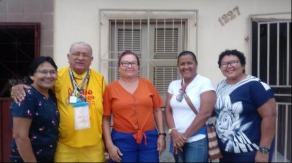 Romeiros de Floriano participam de procissão na cidade de Oeiras.(Imagem:FlorianoNews)