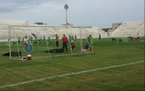 Time do Salgueiro segue se preparando.(Imagem:Ednardo Blast/ TV Grande Rio)