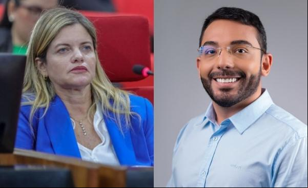 Gracinha Mão Santa e Francisco Emanoel.(Imagem:Reprodução)