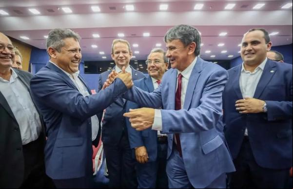 Wellington Dias recebe parlamentares piauieneses na sede do MDS, em Brasília. (Imagem:Ascom MDS )