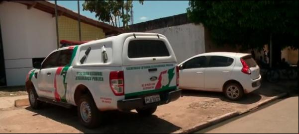 Viaturas da Polícia Militar e Civil do Piauí(Imagem:Reprodução/TV Clube)