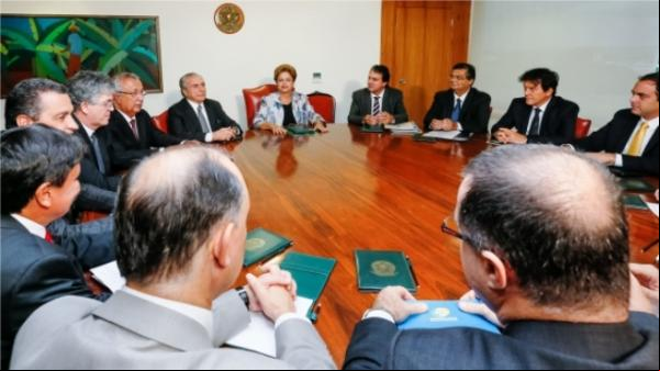 Reunião dos governadores do Nordestes com a presidente Dilma Rousseff. (Imagem:Roberto Stuckert Filho/PR)