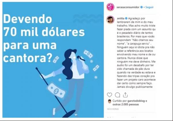 Anitta (Imagem:Instagram/Reprodução)