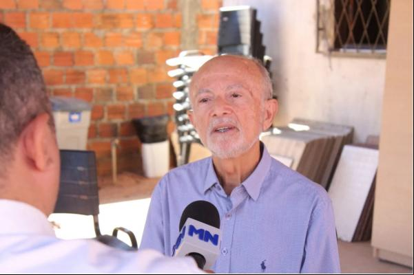 Raimundo Nonato da Silva, fundador da escola(Imagem:Raissa Morais)