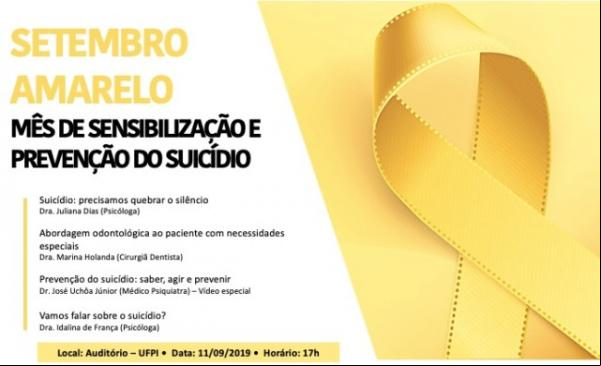 UFPI de Floriano realiza evento de sensibilização ao suicídio pelo