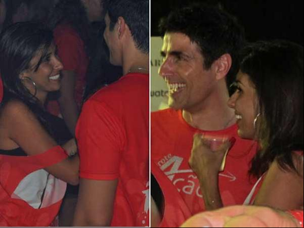 Só sorrisos entre Giane e Manoela(Imagem:Divulgação)