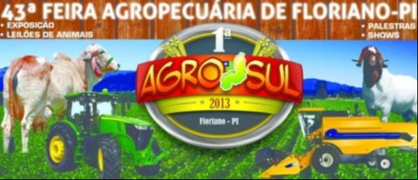 Parque de Exposições recebeu os primeiros animais para 43ª Feira Agropecuária de Floriano.(Imagem:Divulgação)