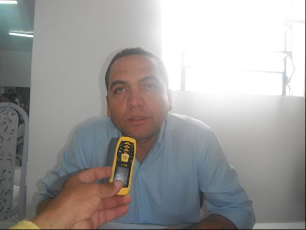 Nivaldo, gerente da loja.(Imagem:FlorianoNews)