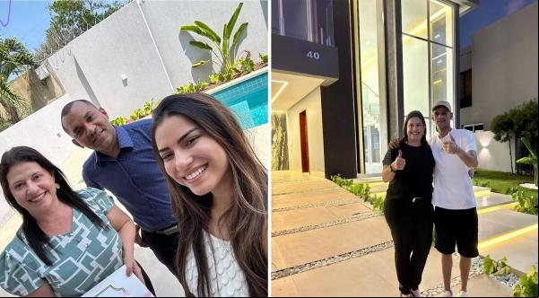 Luva de Pedreiro reata namoro e compra casa de R$ 1 milhão.(Imagem:Reprodução/Instagram)