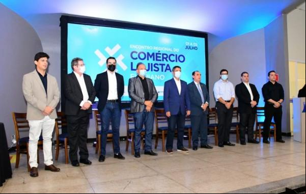 Prefeito Antônio Reis participa de Encontro Regional do Comércio Lojista de Floriano(Imagem:Secom)