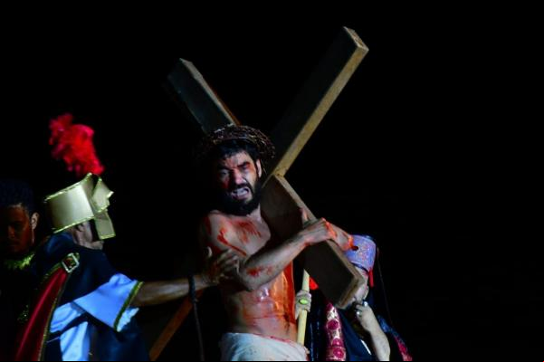 Em Floriano, Paixão de Cristo narra história de Jesus do batismo à ressurreição(Imagem:Divulgação)