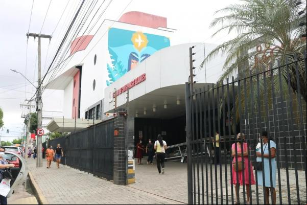 Hospital São Marcos, no Centro de Teresina.(Imagem:Ilanna Serena/g1)