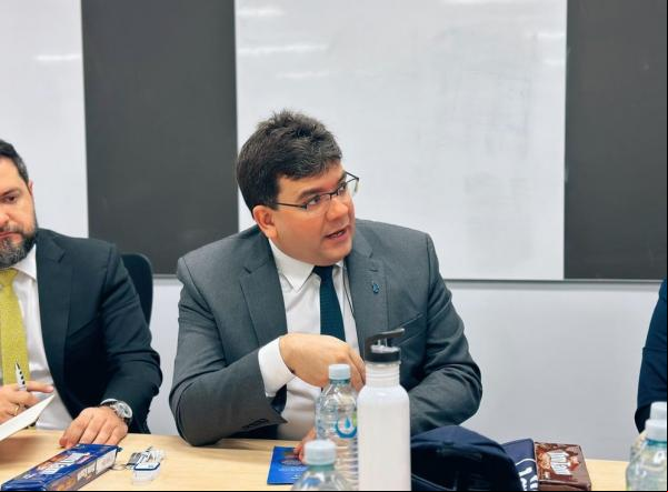 Governador apresenta projeto de Hidrogênio Verde do Piauí na Austrália.(Imagem:Divulgação)