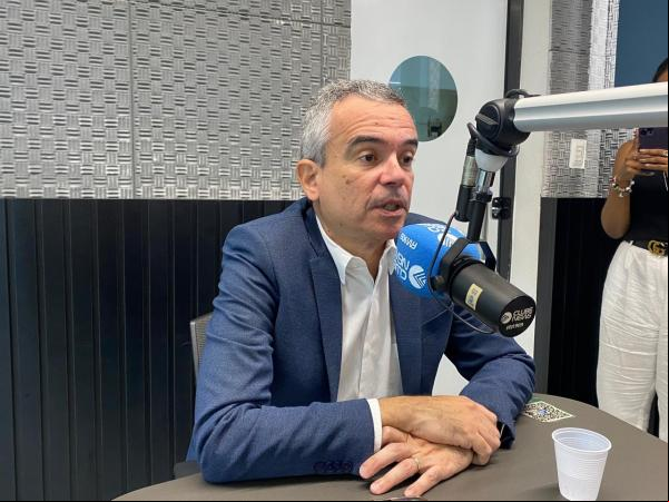 Secretário de Planejamento, Washington Bonfim.(Imagem:Jonas Carvalho/ Portal ClubeNews)