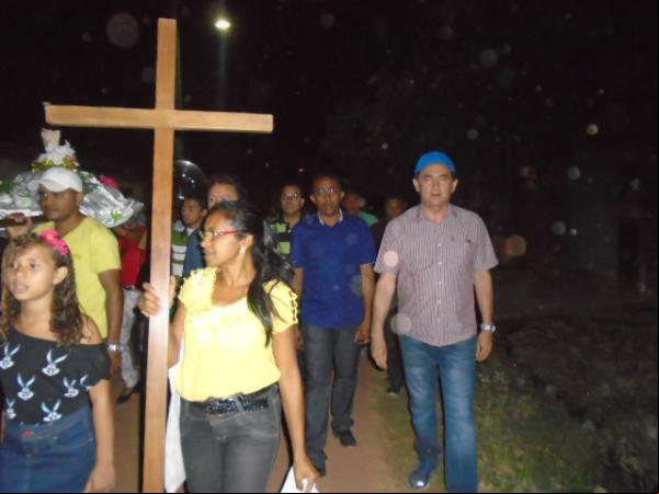 Fieis participam de festa solene de Nossa Senhora do Carmo em Floriano.(Imagem:FlorianoNews)