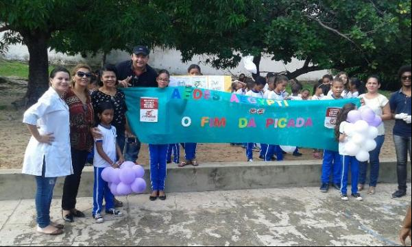Escola Francisquinha Silva e UBS Paulo Martins realizam ações educativas de combate ao Aedes Aegypti(Imagem:Divulgação)