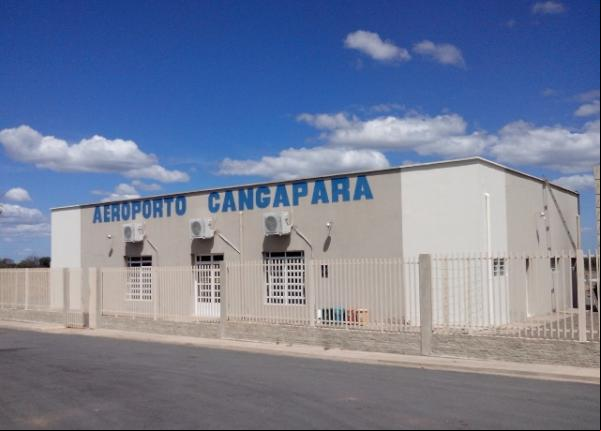 Aeroporto Cangapara, em Floriano.(Imagem:Divulgação)