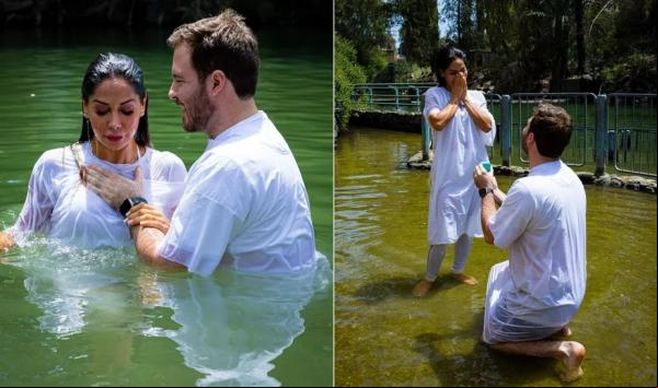 Maíra Cardi é batizada e fica noiva de Thiago Nigro após um mês de namoro.(Imagem: Reprodução/Instagram)