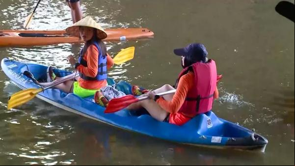  Desafio Entre Rios: piauienses fazem eio pelo Rio Poti, em Teresina.(Imagem:TV Clube )