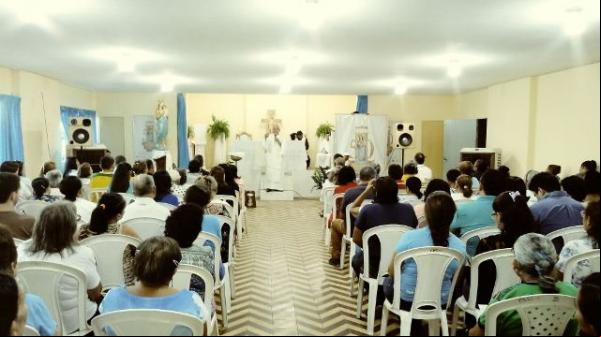 Comunidade Nossa Senhora das Graças abre festejos da padroeira com santa missa.(Imagem:FlorianoNews)