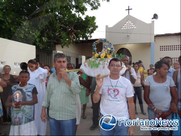 Procissão e missa encerraram o festejo de Nossa Senhora das Mercês em Floriano.(Imagem:FlorianoNews)