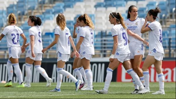 A atacante brasileira Geyse, do Madrid CFF, terminou o Espanhol Feminino como uma das artilheiras da competição, com 20 gols, ao lado da nigeriana Asisat Oshoala, do Barcelona. O d(Imagem:Reprodução)