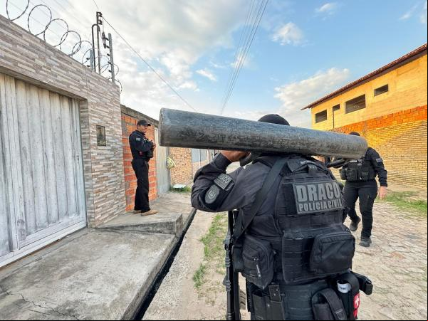 Floriano é alvo da Operação Arcanjo Renegado em ação contra facção criminosa(Imagem:Divulgação)