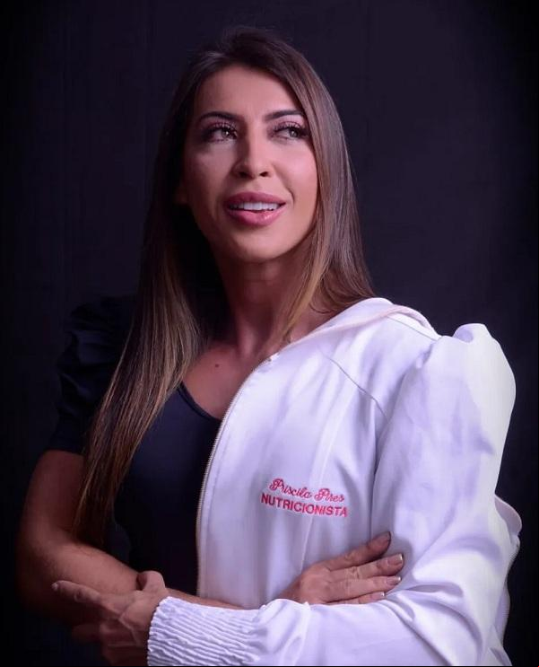 Priscila Pires hoje trabalha como nutricionista.(Imagem:Divulgação)