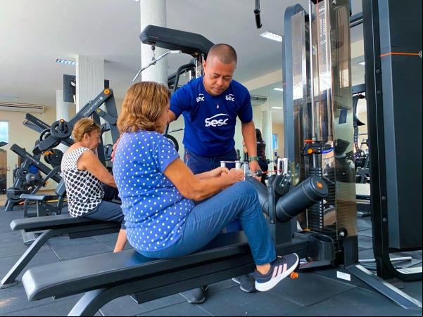 Melhore sua saúde e qualidade de vida praticando exercícios físicos nas academias do Sesc(Imagem:Divulgação)