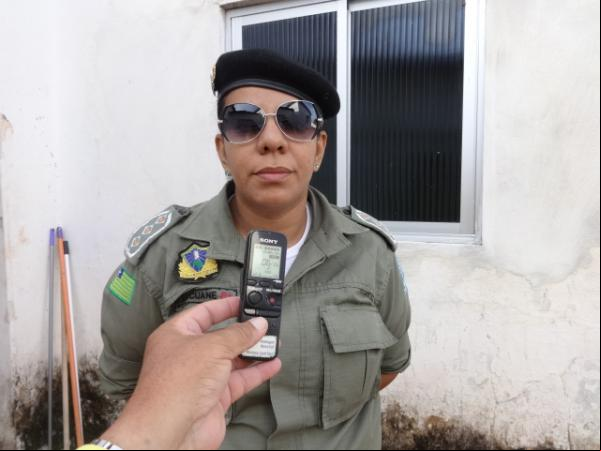 Capitã Leucijane Barbosa(Imagem:FlorianoNews)