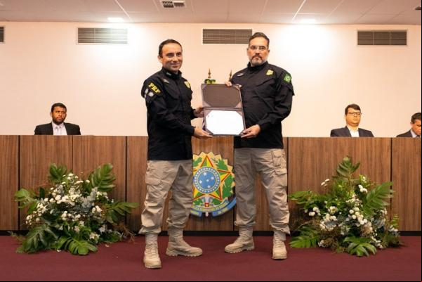 Bruno Dias toma posse como novo superintendente da PRF no Piauí.(Imagem:Divulgação/PRF)