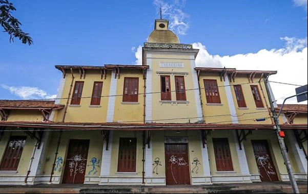 Estação Ferroviária de Teresina foi alvo de atos de vandalismo(Imagem:Renato Andrade/florianonews.piauiconectado.com)
